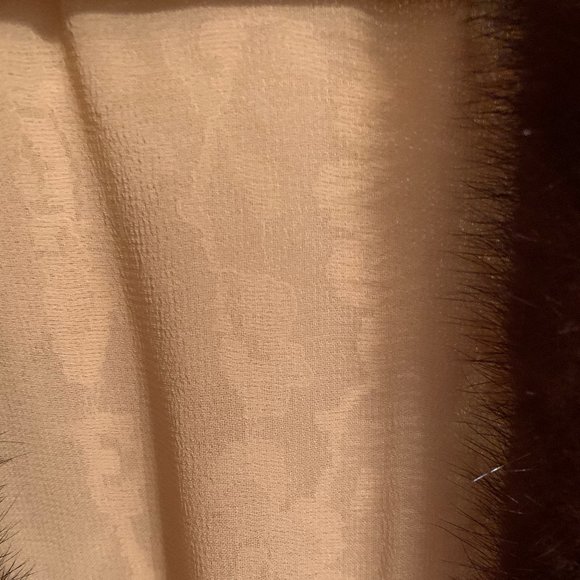 Vintage Mink Collar 1950's Cashmere Sweater - Picture 3 of 4